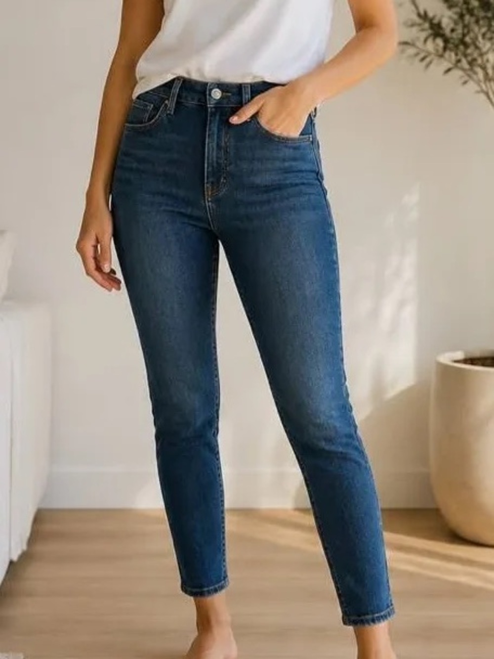 Everlane high rise skinny jeans size 27 regular